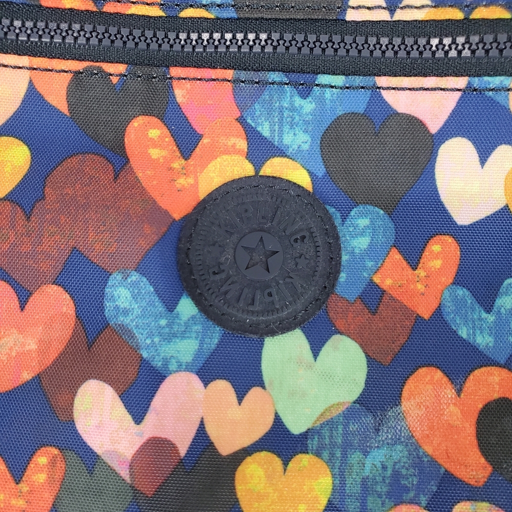 Kipling Rizzi Printed Convertible Mini Bag Wear 4 Ways With Charm Sold Out EUC - Picture 11 of 16